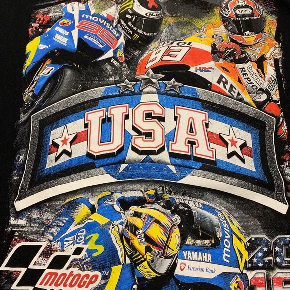 🏍 MotorGP USA 🇺🇸 Tee - Picture 1 of 4